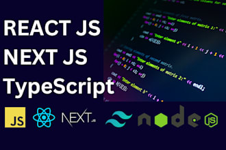 be your react or next js developer