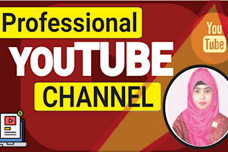 do youtube channel create and management with logo art SEO