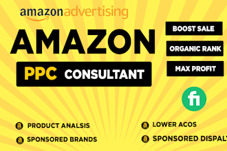 setup and manage amazon PPC campaign, fba sponsored ads