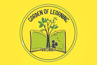 create school, university,children, childcare, education logo design