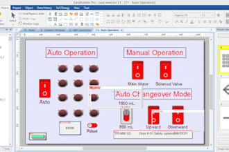 do plc, hmi programming and designing electrical diagrams