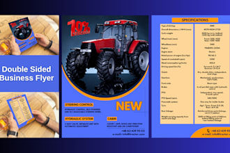 design business flyer, bifolds, trifolds