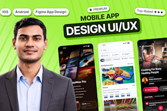 design mobile app UI UX, app design in figma