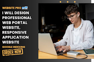build responsive web portal develop application portal website client web portal