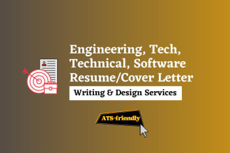 revamp software engineer resume, tech resume writing
