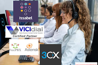 install or fix issues on your vicidial, issabel or asterisk