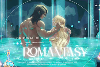 do romance illustration for your book