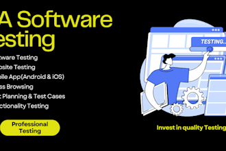 do QA testing of website and mobile apps android and ios