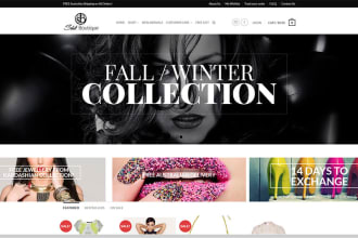 develop a modern, boutique website for a business or artist