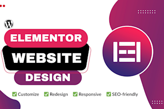 customize and redesign wordpress with elementor pro