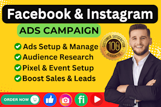 set up facebook ads campaign, run fb ads campaign, instagram ads, shopify ads