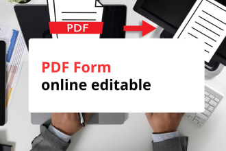 create an editable online PDF form