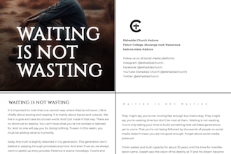 design a gospel tract