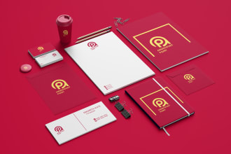 create a visual branding kit and corporate identity