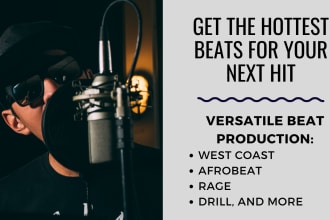 make a custom rap, hip hop, or rnb beat