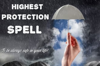 cast a spell to remove negative energies and protect you forever