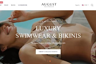 design bikini store bikini shopify store swimwear shopify store adult store