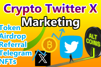 do crypto token, airdrop, ico twitter x promotion