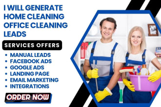 generate home cleaning lead window cleaning office cleaning carpet cleaning lead