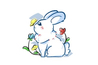 draw cute kawaii chibi animal illustration or stickers