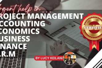 do accounting, economics, hrm and project management essays