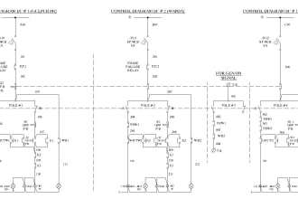 draw pdf to dwg electrical single line diagram in autocad