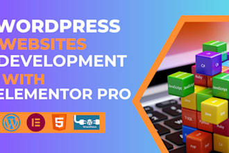 design wordpress and redesign wordpress website with elementor pro