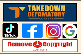 remove harassing and defamatory content from social media