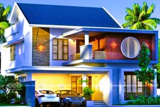 be your architect in architectural floor plan, elevation,sections,3d renderings