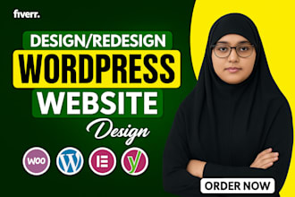 responsive wordpress websites design or ecommerece website
