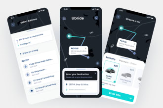 develop ridesharing app, taxi booking app, carpooling app, cab booking app