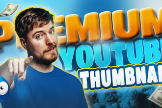 engaging thumbnails design for real estate, finance channel