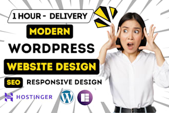 redesign a wordpress website or build new wordpress website