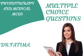 write physiotherapy and medical mcqs