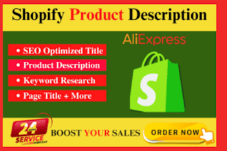 write catchy shopify product description
