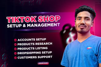 setup tiktok shop dropshipping and mange your tik tok shop with a virtual