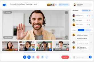 develop a video conferencing platform