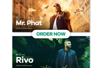 design eye catching spotify artist banners