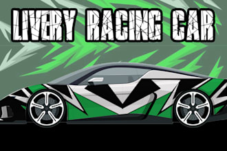 do livery car wrap, racing car design, van wrap, 3d truck