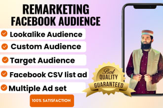 complete facebook lookalike and CSV file list ad campaign