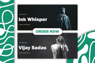create eye catching spotify banner design
