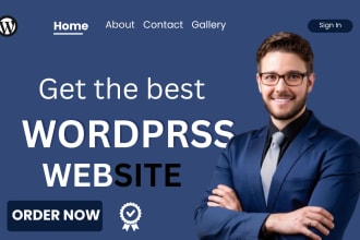 create a friendly wordpress website design, ionos redesign, hostinger website