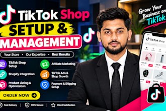 setup tik tok shop, tik tok affiliate and tiktok shop ads
