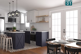 design realistic 3d interior rendering in sketchup