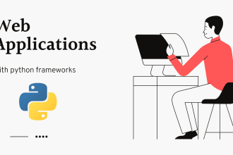 develop web application using flask or django