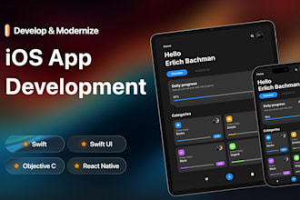 build iphone or ipad app using swift or swift ui for ios