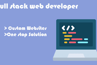 do full stack web development  and your website programmer