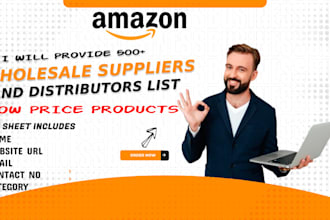 provide best wholesale suppliers and distributors list for your amazon business