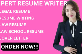 write winning lawyer, attorney, paralegal, counsel, cover letter and cv