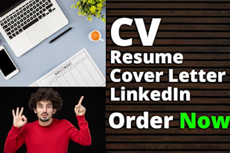 creative resume design or rewrite cv and cover letter
